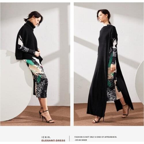 HOT SELLING Miyake new folds soild turn-down collar asymmetric Changeable wild shawl IN STOCK