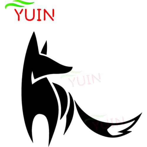 Sly Fox Cartoon Art Car Stickers Fashion Window Decoration Personality PVC Waterproof Sunscreen Decals Can Be Customized Color