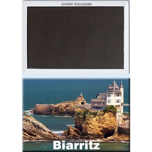 Biarritz sea view The coast of the Atlantic, France 22474, museum souvenirs Souvenirs of Worldwide Tourist;fridge magnet gift
