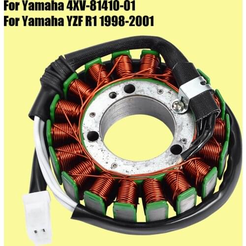 Generator Stator Coil for Yamaha YZF R1 / YZF-R1 / YZFR1 1998 1999 2000 2001 4XV-81410-01