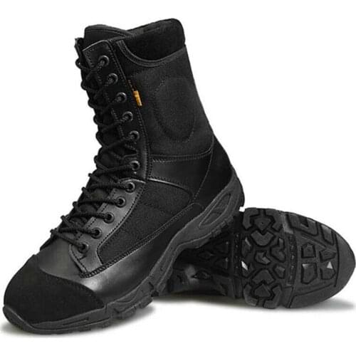 Men Women Outdoor Climbing Combat Training Tactical Boots Hunting Hiking Ultra Light Breathable Non-slip Desert Military Shoes