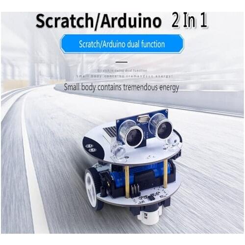 Qbot Robot Car set Scratch and Arduino in one APP Control Programming and set Inteligent RC Robot Toys Models For Kids Science