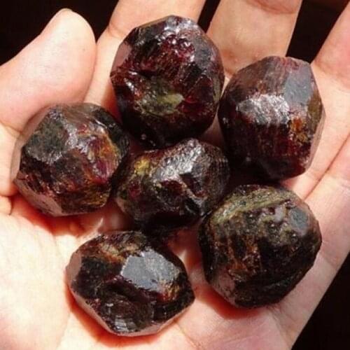 Natural Red Garnet Original Healing Crystal Quartz Stone Rock Specimens 100g