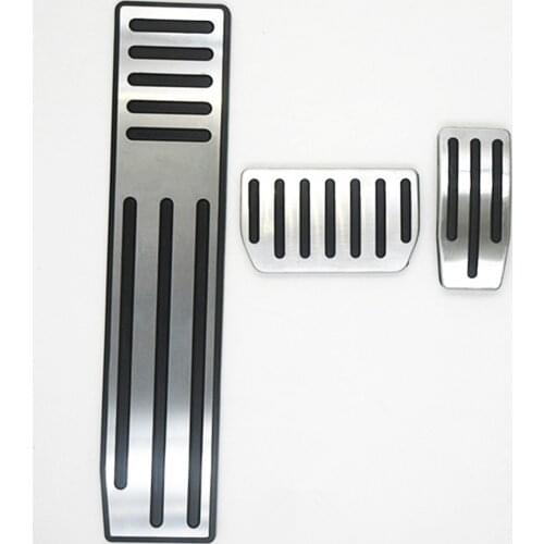 Stainless Steel Car Pedal Pads Cover AT For Tesla Model X S Pedals 2014 2015 2016 2017