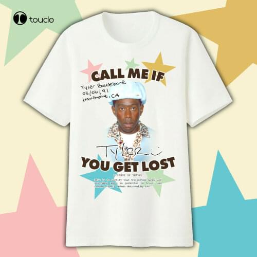 New Tyler, the Creator Call Me If You Get Lost T-shirt White Gift T-Shirt Size S-5Xl Tee Shirt