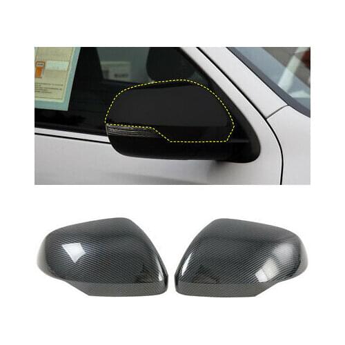 Rearview Side Mirror Cover Trim 2pcs For Mitsubishi Montero / Pajero Sport 16-20