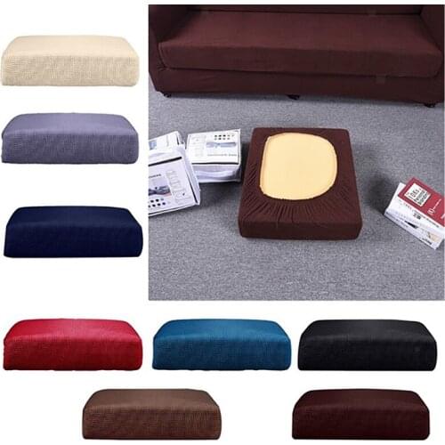 Single and double combination removable flannel sofa cover household fabric stretch half-pack 1/2/3/4 seat child cushion