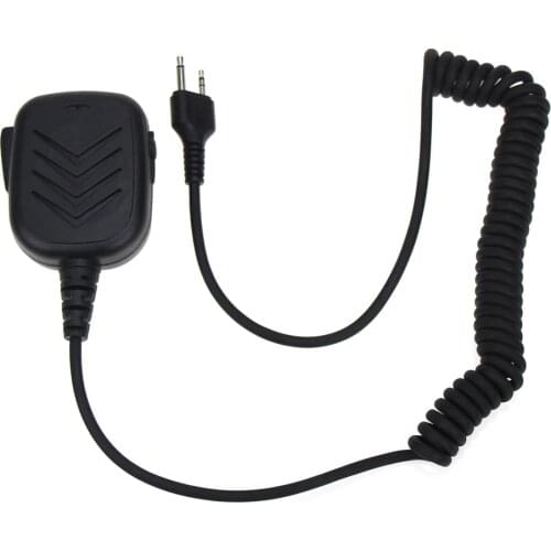 Walkie Talkie Speaker Mic Portable Handheld 2 Pin Shoulder Remote PTT For Midland Two Way Radio GXT550/650 GXT1000 GXT1000VP4