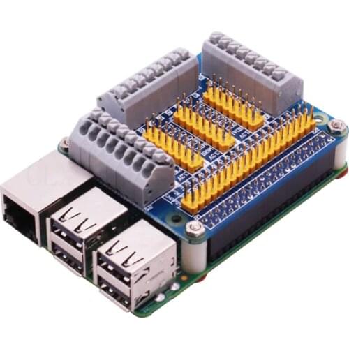 Raspberry Pi GPIO Board Extension Board Module for Robot Car DIY Test compatibe for Raspberry Pi 4 Model B / 3B+ / 3B