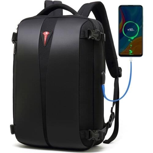 15.6 Inch Laptop Bag Splashproof USB Charging Backpacks Anti theft Business Travel Waterproof Smart Male Mochila