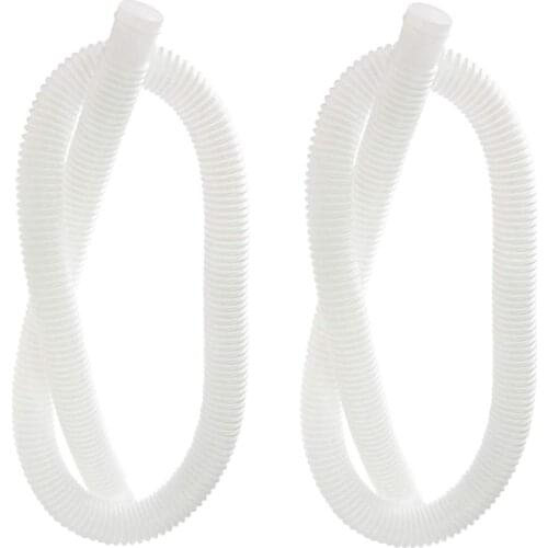 2 Pack Accessory Hose Replacement for Intex Models 607 637 1.25Inch Diameter Pool Pump Hose - 59Inch (150cm)