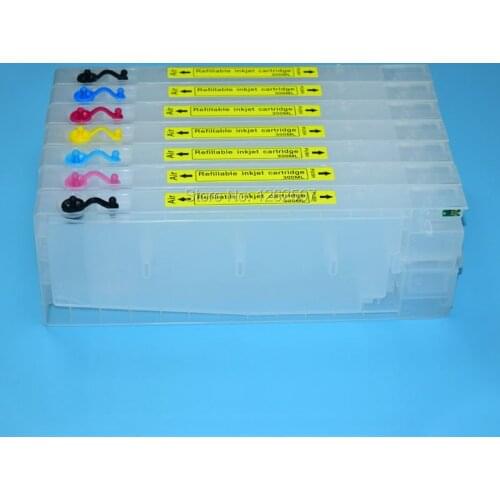 T5441-T5448 8Colors 300ml Wide Formate Refillable ink cartridge For Epson stylus pro 4000 Printers With Reset Chips