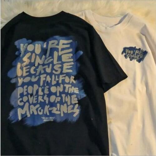 Letters Print Female T-shirt Spring Summer New Short Sleeve O Neck Women Tops Cotton Spandex Tshirts Woman