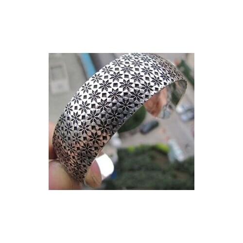 Women For Fashion New Cute Beautiful Stars Cuff Bangles Jewelry Design Bracelet Tibetan Silver