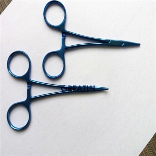 122mm Forcep Dental Clamp ophthalmic Titanium Hartman Hemostatic Mosquito forceps Micro surgical instruments