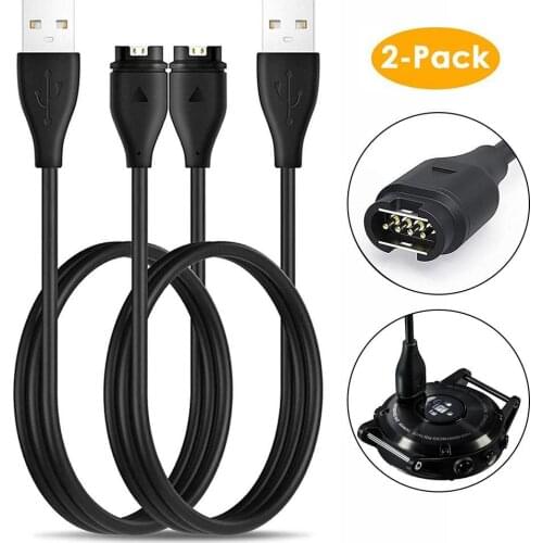 2Pcs Smart Watch Quick Charging Data Cable for Garmin Fenix 6 6S 6X Vivoactive 3 Smart Wearable Devices Accessories