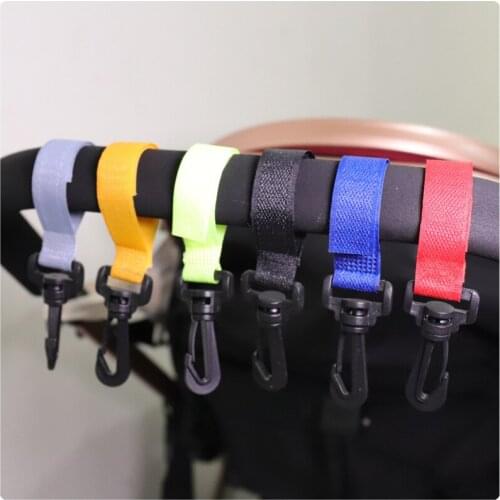 2pcs Stroller Accessories Sturdy Hooks Wheelchair Stroller Pram Bag Hook Baby Strollers Shopping Bag Clip Stroller Accessory
