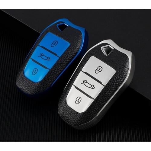 2021 smart remote car key fob case cover for Peugeot 508 301 2008 3008 4008 407 408 Citroen C5 C6 C4L CACTUS C3XR DS