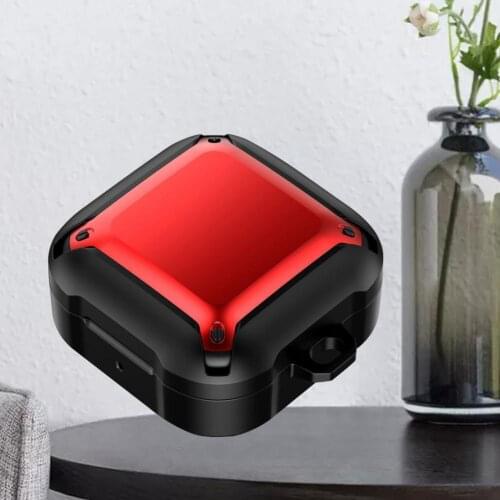 Bluelans TPU PC Detachable Bluetooth Earphone Protective Cover with Hanging Buckle Storage Case for Samsung Galaxy Buds Live/Pro