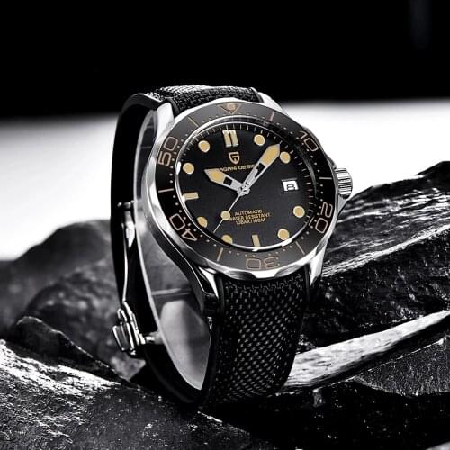 2021 New PAGANI DESIGN Mens Mechanical Wristwatches Luxury Automatic Watch For Men Luminous Diving Steel Watch Japan NH35 Clock