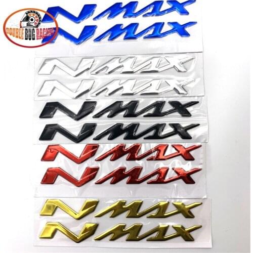 For Yamaha NMAX155 125 NMAX 155 Motorcycle Decals Stickers Emblem Badge 3D Decal Raised Tank Wheel Tank Decals Applique Emblem
