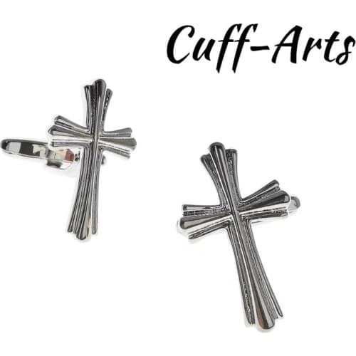 Delicate Vintage Cross Religion Cufflinks Gifts Set Cufflinks Wedding Suit Shirt Cuff Links Men Accessories C10552