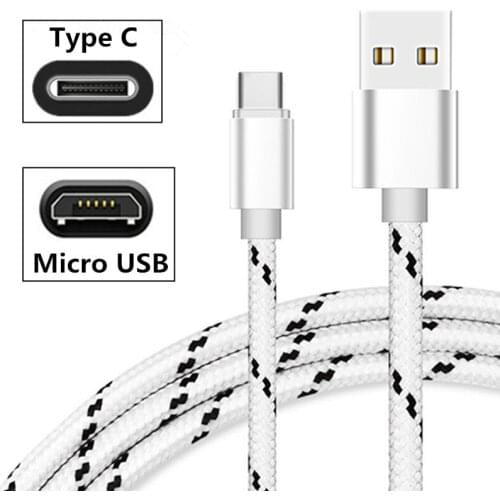 Micro usb fast Charger Type C cable For Huawei P9 Mate 20 lite 9 Pro Nova 2 3 4 honor 10 9 8X 7X Galaxy S9 S10 A6 A7 2018 Phone