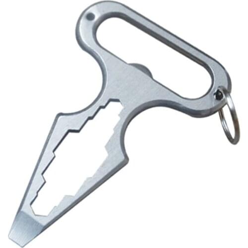 Mini Pocket Self Defense Security defensa personal Tactical kamp Tool Wrench Screwdriver Bottle Opener ouvre boite de conserve