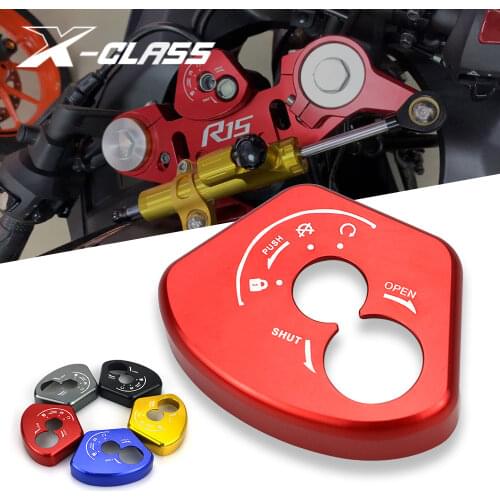 R15 V3 Motorcycle Ignition Cover Switch Case Key Guard Protector CNC Aluminum Accesssories For YAMAHA R15 V3 2017 2018 2019 2020