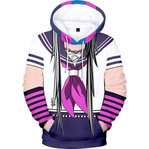 Anime Danganronpa Cosplay Costume Monokuma Nagito Komaeda Gundham Tanaka Ibuki Mioda Chiaki Nanami Unisex 3D Hoodies Sweatshirts