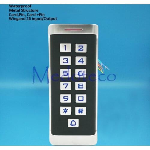 125khz Rfid Metal Access Control Keypad With IP68 Waterproof Contactless Door Controller Electric Security Lock System