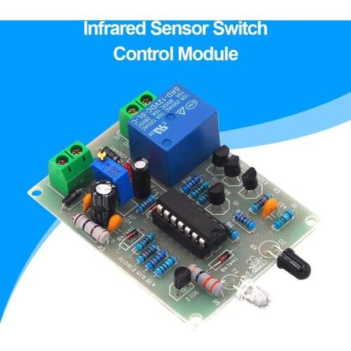 Infrared Proximity DIY Kit Control Switch kit 0-40s Delay Time Adjustable Hand Dryers and Other Equipment Faucet Sensor Module