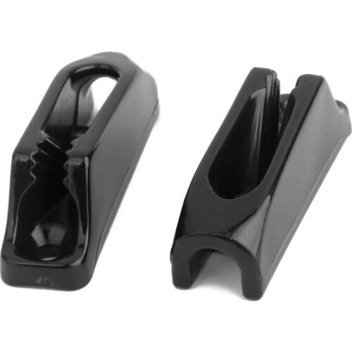 High Quality Set 2pcs Nylon Self-lock Rope Cord Runner for Canoeing Kayak Boats Replacement Marine Water Sports Accessoy Black