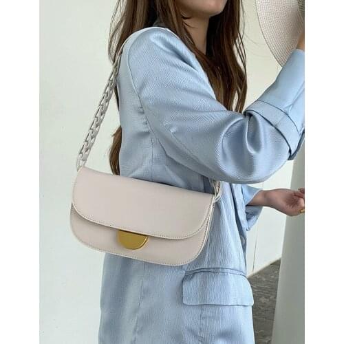 2021 New Design Leather Crossbody Bag Exquisite Female Retro Underarm Bag Fashion One Shoulder Bag For Women