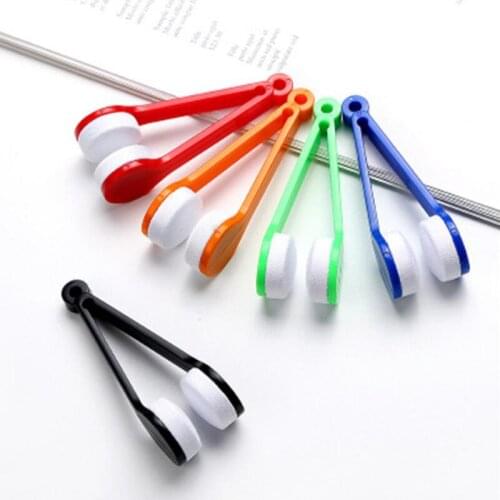 New Eyeglass Cleaner Multifunctional Portable Glasses Wipe Microfiber Brush Sunglasses Glass Cleaning Wipes LX9358