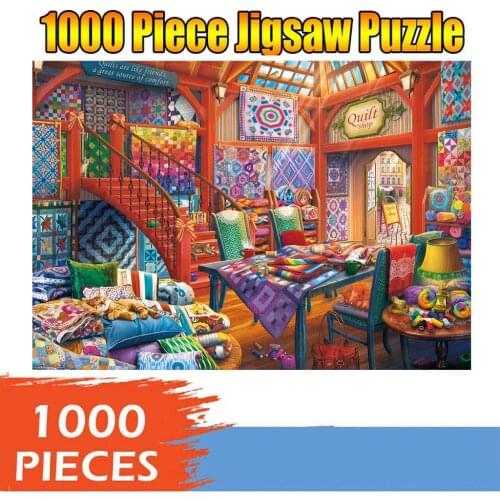 Adults Puzzles 1000 Piece Large Puzzle Game Interesting Toys decompression jigsaw Personalized Gift Educational Board games