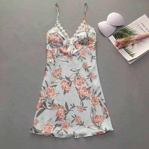 Sexy Women Silky Sleep Robe Strap Top Sleepwear Nightdress Lady Home Wear Nightgown Bath Gown Sleepshirts Bathrobe M-XL