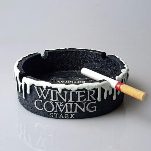 Resin Wolf Head Ashtray Creative 3D Sword Iron Throne Smoking Ashtray Ash Tray Plate Home Office Desktop Decor Ashtray Ornamenta