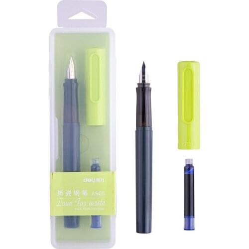 A905 Pen clear Point slow Writing plastic pose Pen Primary School students can wipe Ink bag stationery cute pens erasable pen