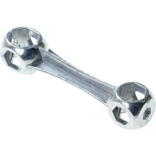 ROBESBON 10 in 1 Mini Portable Bicycle Bike Repair Tool Dog Bone Shape Torque Wrench Hexagon Holes Cycling Spanner Multi Tools