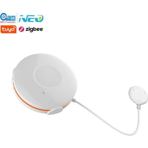 Tuya Zigbee Smart Home Flood Detector Battery Powered Water Sensor Alarm Works With TUYA Smart Hub Google Assistant IFTTT