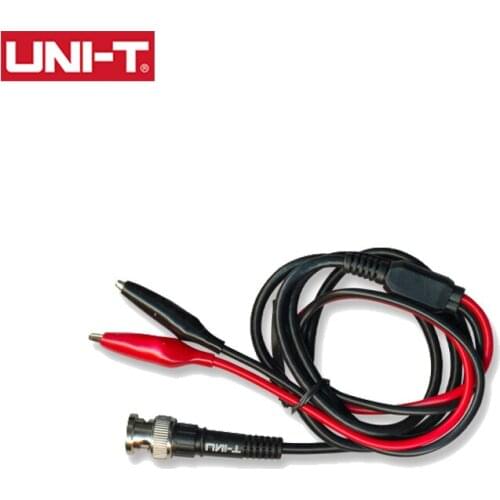 UNI-T Alligator Clip Test Leads UT-L02 1Pcs Crocodile Clips Cable Multimeter Test Leads Multimeter Wires Measuring Tool