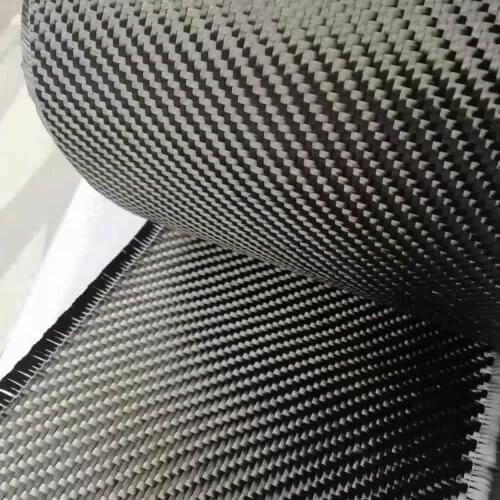 10m/Roll 600g 12K Carbon Fiber Fabric Cloth Twill Weave 20cm Width
