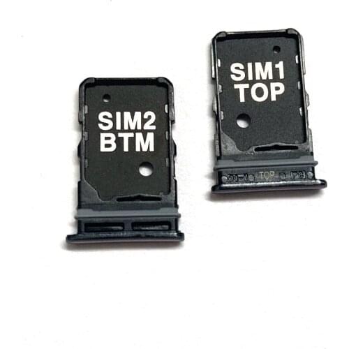 10pcs Sim Tray For Samsung Galaxy A80 A805 SIM Card Tray Slot Holder Single and Dual sim