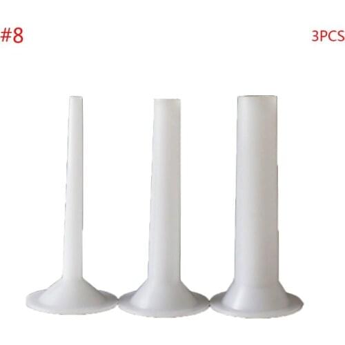 3pcs/set Food Grade Sausage Maker Funnel Filler Meat Stuffer Filling Tubes DIY Manual for Sausages Casing