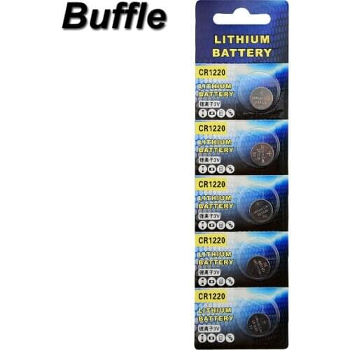 5x CR1220 3V Button Cell Coin Batteries DL1220 LM1220 Laptop Fingertip gyro Battery Digital Camera Lithium Wholesales