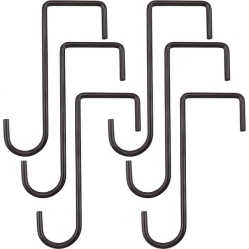 6Pcs/Set Hanging Plants Bracket European Style Wall Planter Hooks Flower Pot Iron Lantern Hanger for Garden Outdoor Indoor Patio