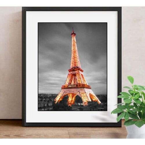 Diamond Painting Tower Diamond Embroidery Landscape Full Round Diy Mosaic Rhinestone Picture Handicraft Home Decor