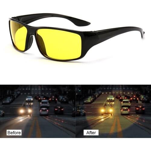 Car Night Vision Goggles Polarized Sunglasses For KIA RIO Ford Focus Hyundai IX35 Solaris Mitsubishi ASX Outlander Pajero