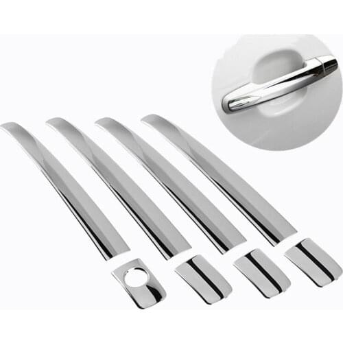 For Toyota Corolla Verso 2002 - 2009 Chrome Handle Cover Trim E121 AR10 Sportsvan 2003 2004 2006 2008 Accessories Car Styling